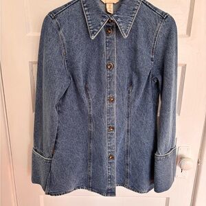 H&M Blue Denim Shirt